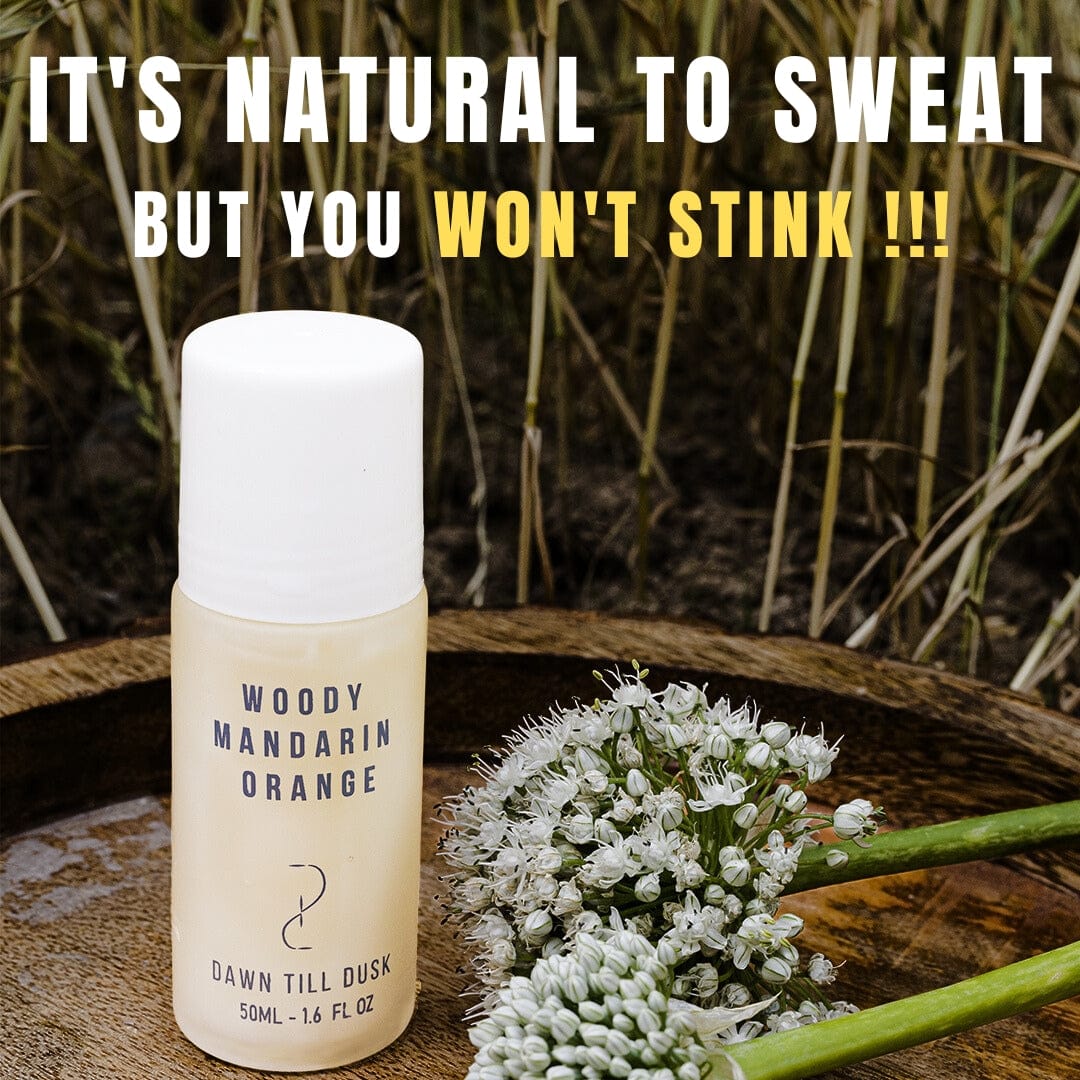 Woody Mandarin Orange/Woody Noir Deodorant (50mL - Glass Bottle)