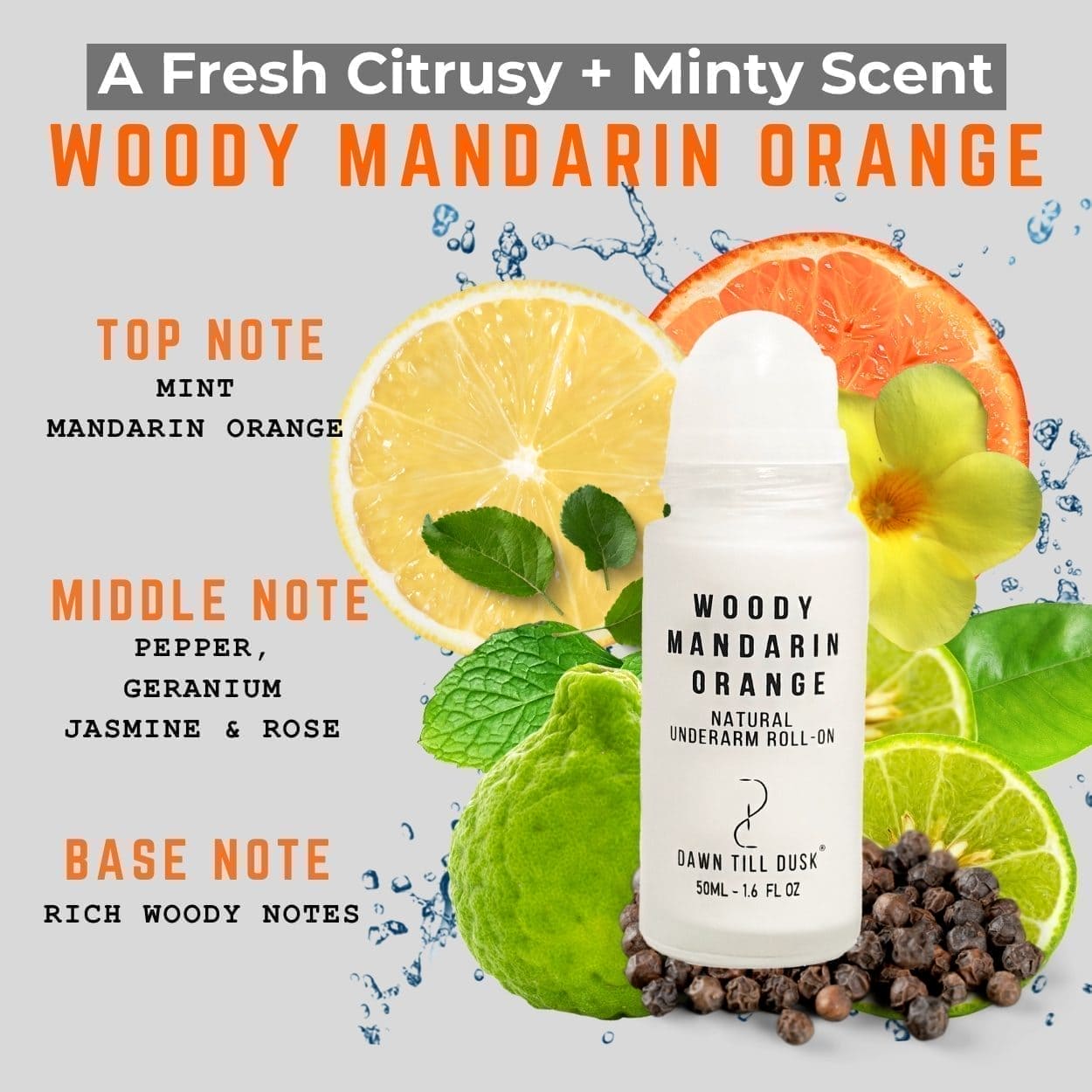 NATURAL UNDERARM DEODORANT- Travel Trios