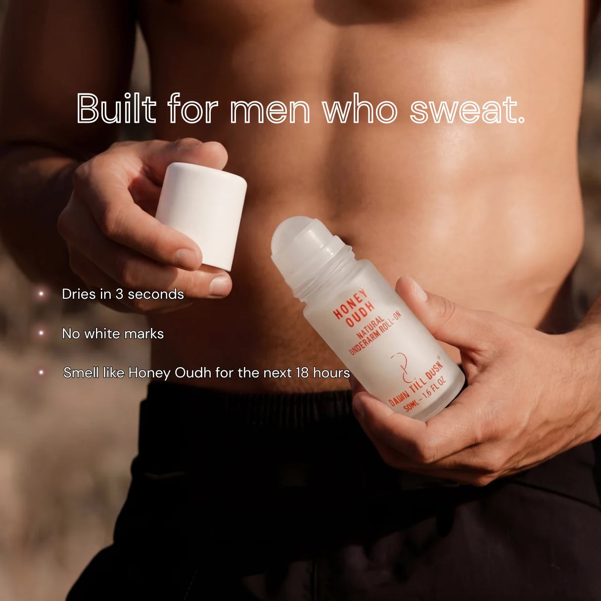 Honey Oudh Deodorant (Glass Bottle- 50ML)