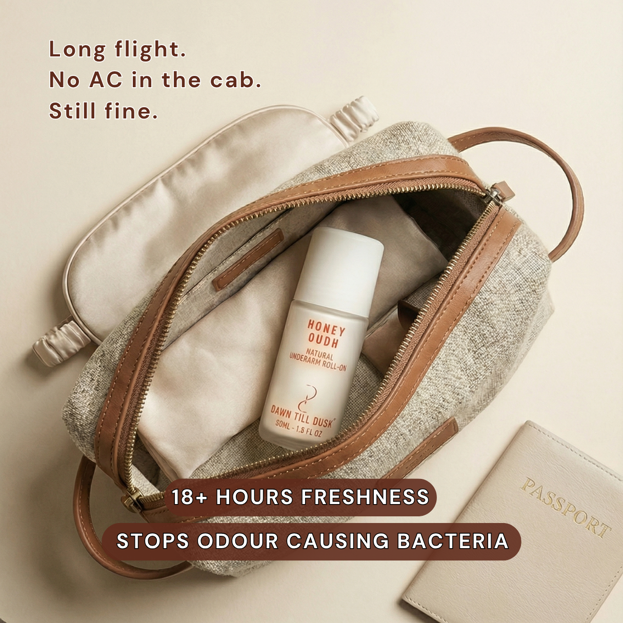 Honey Oudh Deodorant (Glass Bottle- 50ML)