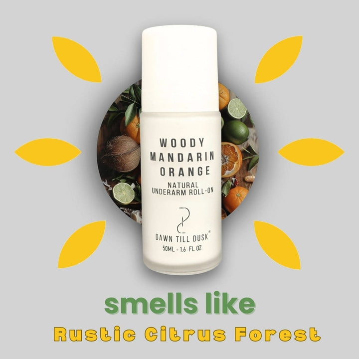 WOODY MANDARIN ORANGE- 12h Natural Underarm Deodorant - 50mL - Unisex