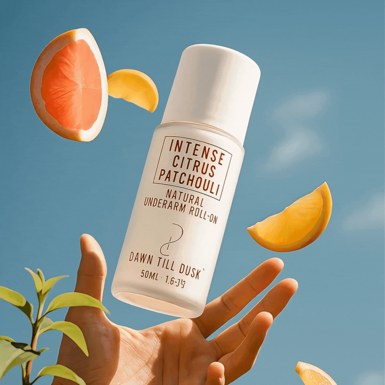 Intense Citrus Patchouli Deodorant (Glass Bottle - 50ML)