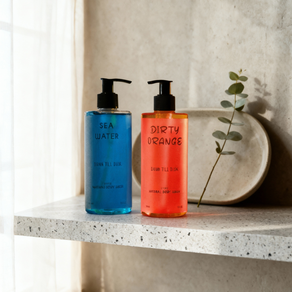 DIRTY ORANGE AND SEA WATER BODY WASH DUO