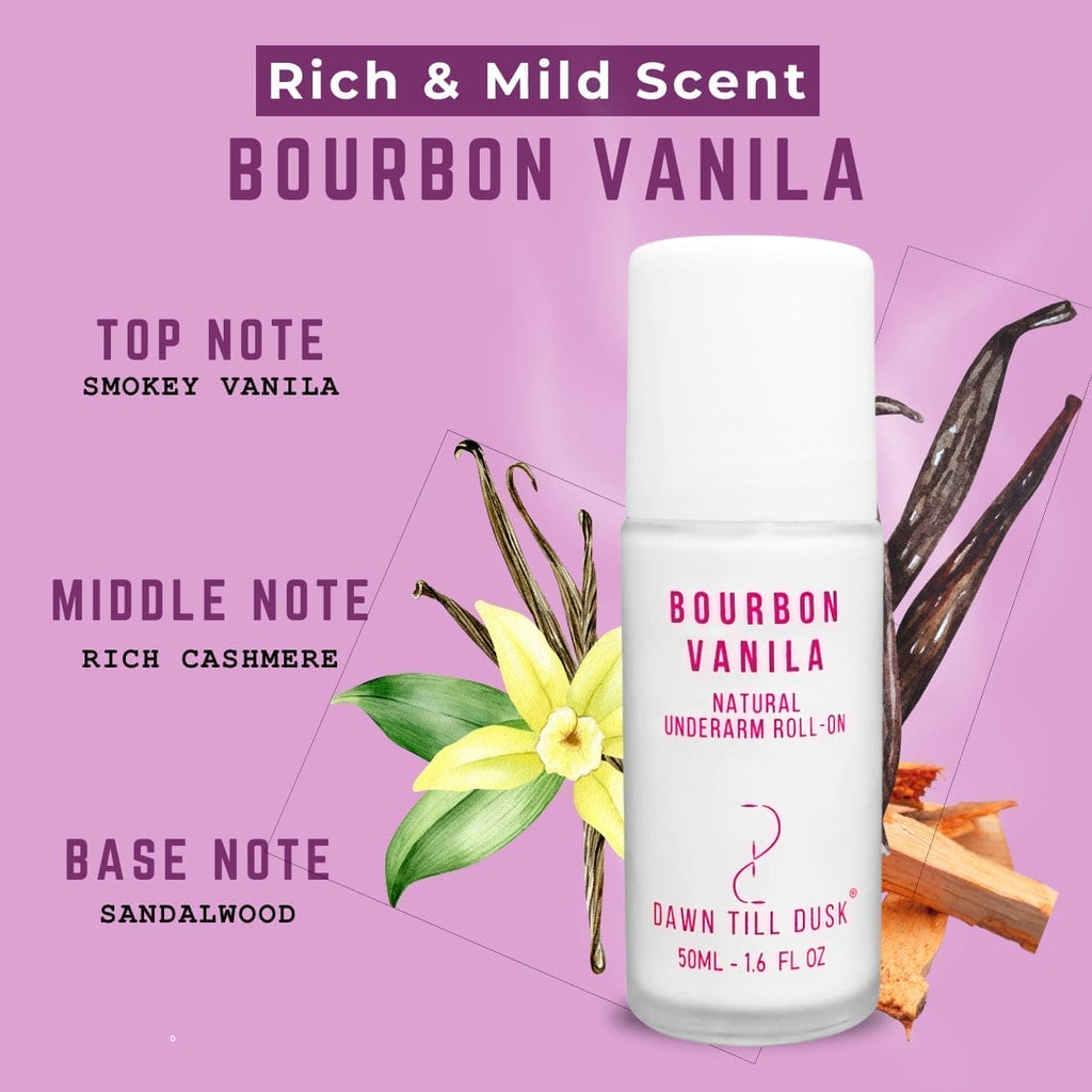 Bourbon Vanilla Deodorant (Glass Bottle - 50ML)