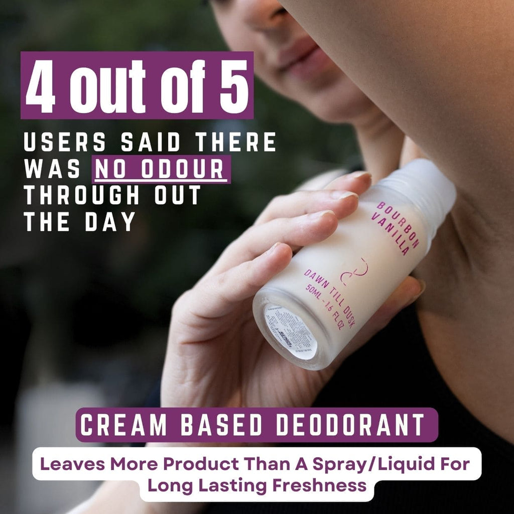 Bourbon Vanilla Deodorant (Glass Bottle - 50ML)