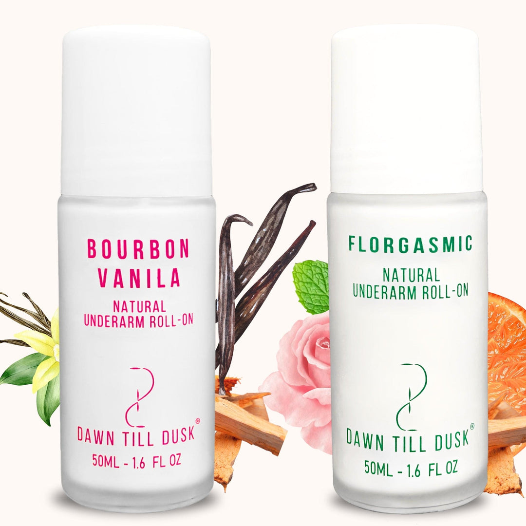 NATURAL UNDERARM DEODORANT- BOURBON VANILLA AND FLORGASMIC COMBO