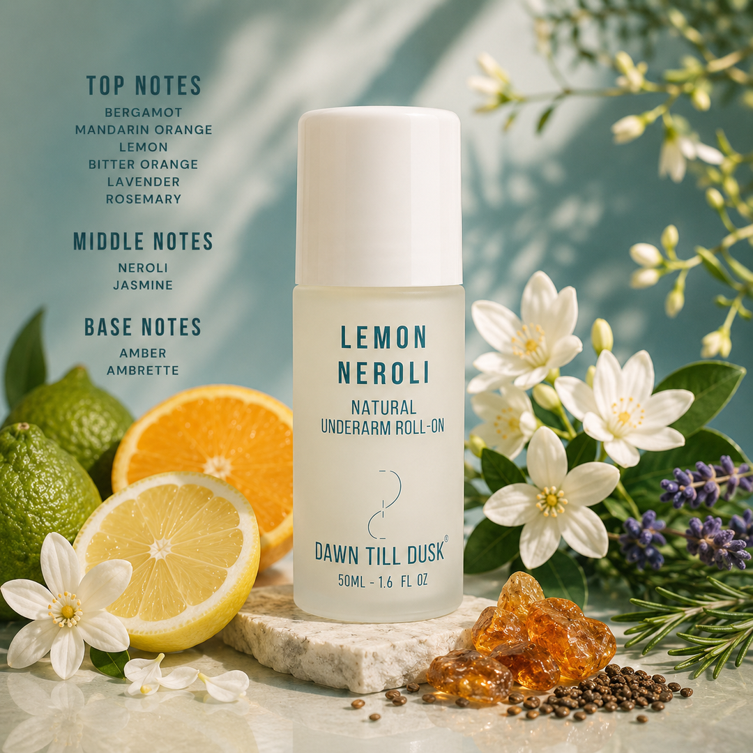Lemon &amp; Neroli Deodorant | Non-Toxic, Alcohol-Free, Long-Lasting (50ml)