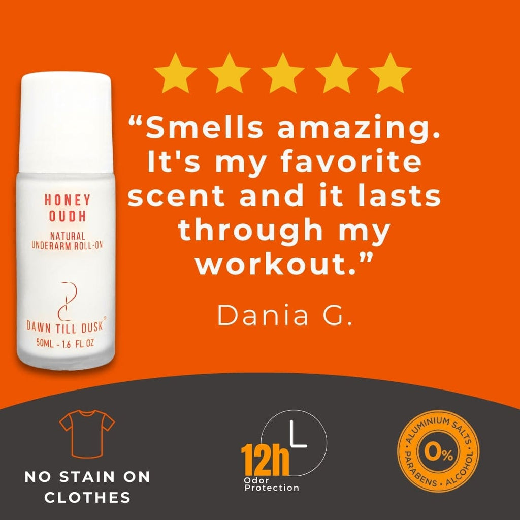 Honey Oudh Deodorant (Glass Bottle- 50ML)