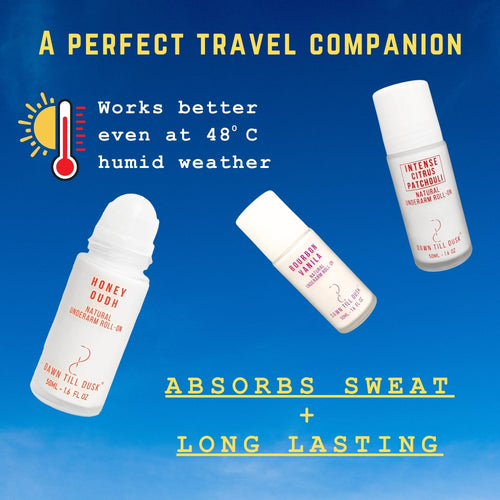 NATURAL UNDERARM DEODORANT- Bourbon vanilla and Intense Citrus Patchouli Duo   (PRE- ORDER, DISPATCH STARTS 31 MARCH 2026)